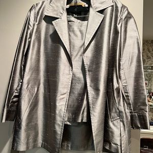 Donna Karan Silk suit with tie belt From berg fort goodmans